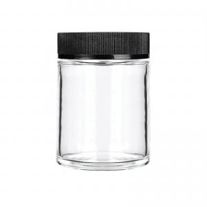 Dry Herb Hemp Packaging Child Resistant Glass Jars with Childproof Cap - SafeCare