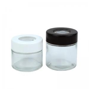 Low price wholesale 2oz/3oz/4oz with magnifying glass childproof glass jars - SafeCare