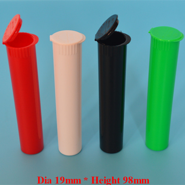 95mm 98mm Pre Roll Squeeze Top Lid blunt Joint Tube