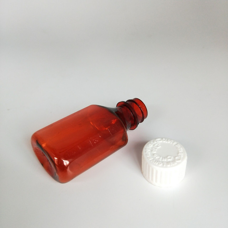 1oz 30ml PET Plastic liquid Syrup Oval bottles