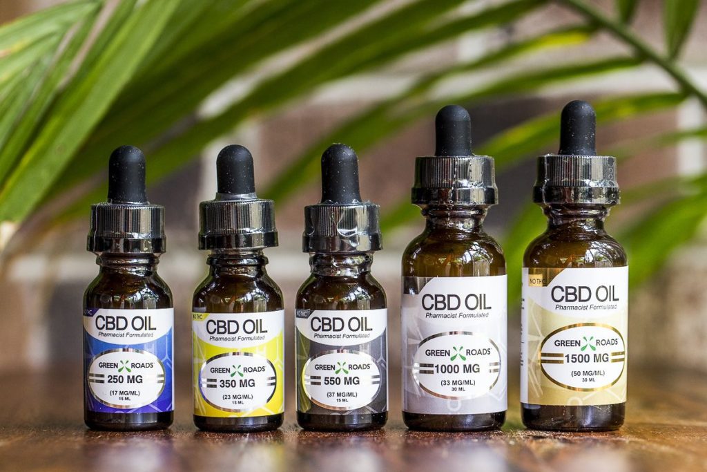 CBD oil packing