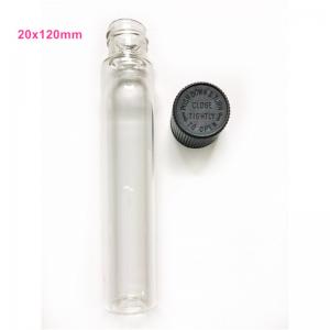 Child Resistant Pre Roll Glass Tube