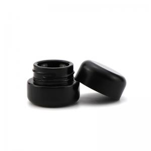 Black Ultraviolet Glass Screw Top Jar