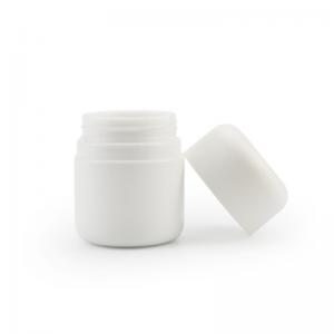 White Round CR Glass Flush Cap Jars - SafeCare