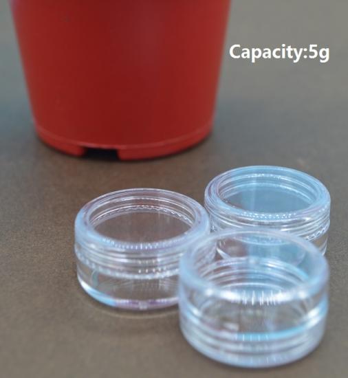 Plastic Ps Empty Cosmetic Cream Jar