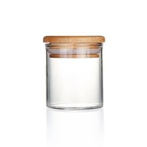 Child Resistant Round Bottom Flower Glass Jar