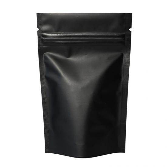 Matt Black Stand Up Ziplock Pouch Bag 3.5 Grams Weed Packaging Mylar Foil Bags
