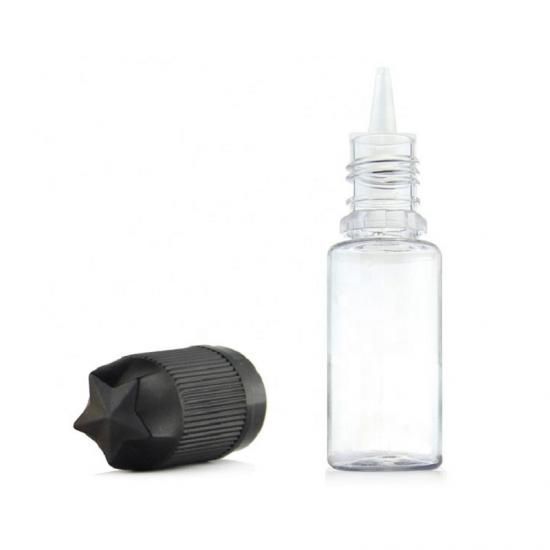 2019 New Empty PET e liquiu bottles E cigarette plastic bottle with child resistant cap