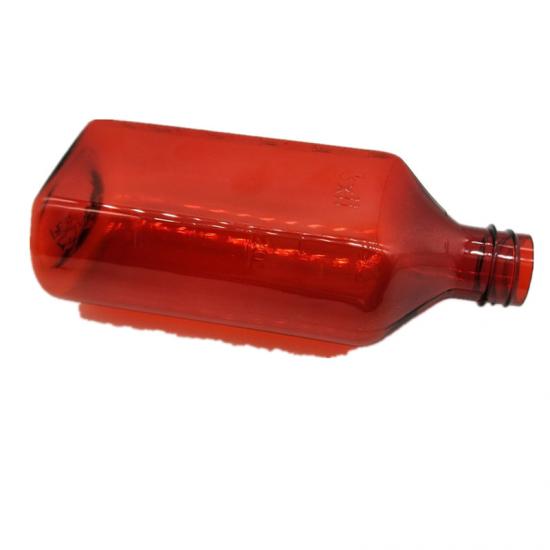4oz Oval Child Resistant Caps Plastic Liquid Bottle