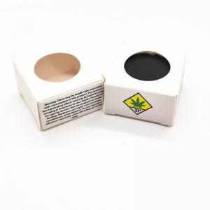 Custom print children resistant Wax hemp glass bottle jar paper box - SafeCare