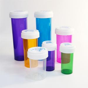 Push down & turn reversible vials