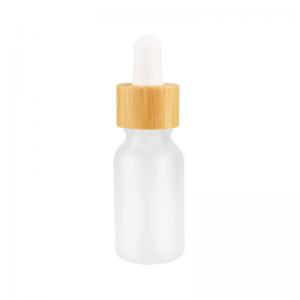 Clear Frosted Dropper Glass Bottles