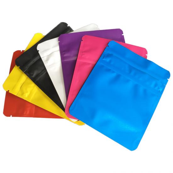 Bulk QTY Matte Colored Stand-Up Mylar Aluminum Foil Food Grade QuickQlick™  Bags