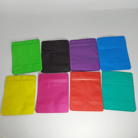 3.5g Plastic Children resistant regular zipper Customized Mylar Bag
