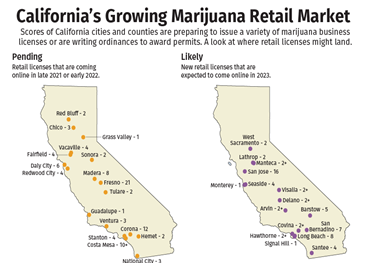 California marijuana market keeps growing as more cities, counties embrace MJ