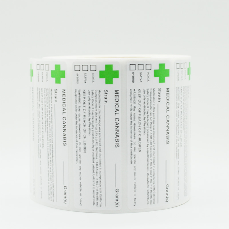 RX Green cross label